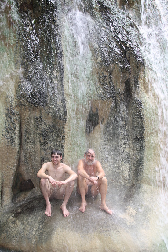 At the waterfalls