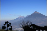 Volcan Fuego, seen from Volcan Pacaya