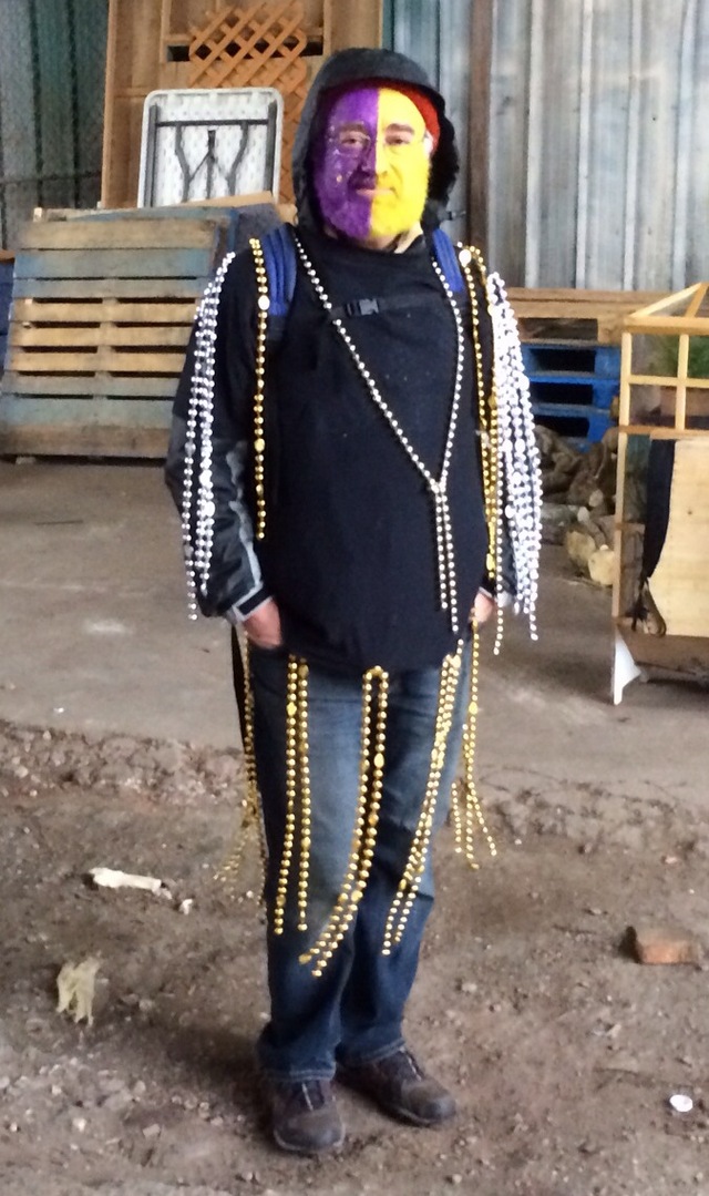 Tacky recycled bead outfit