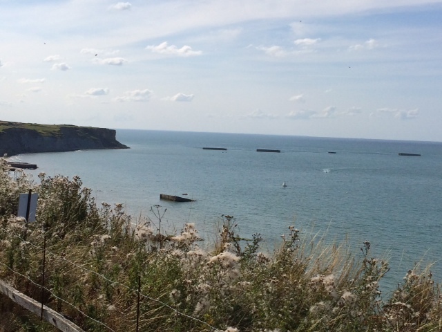 D-Day beaches, with surviving installations