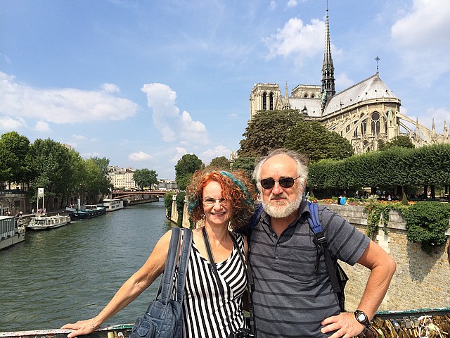 Travel companions at Notre Dame